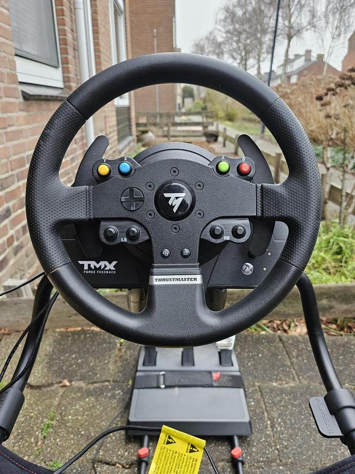 Thrustmaster TMX racestuur en Pro Pedalen, Spelcomputers en Games, Spelcomputers | Overige Accessoires, Zo goed als nieuw, Ophalen
