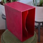 Vintage Jaren '70 Vinyl Opbergbox, Ophalen of Verzenden, Gebruikt