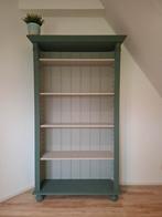 Brocante Boekenkast - Groen - 189x109,5x39,5cm, Ophalen, 50 tot 100 cm, Zo goed als nieuw, 150 tot 200 cm