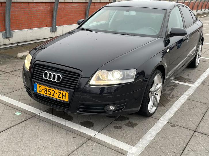 Audi A6 2.4 V6 130KW Multitronic 2008 Zwart, Auto's, Audi, Particulier, A6, Benzine, D, Sedan, Automaat, Geïmporteerd, Zwart, Voorwielaandrijving