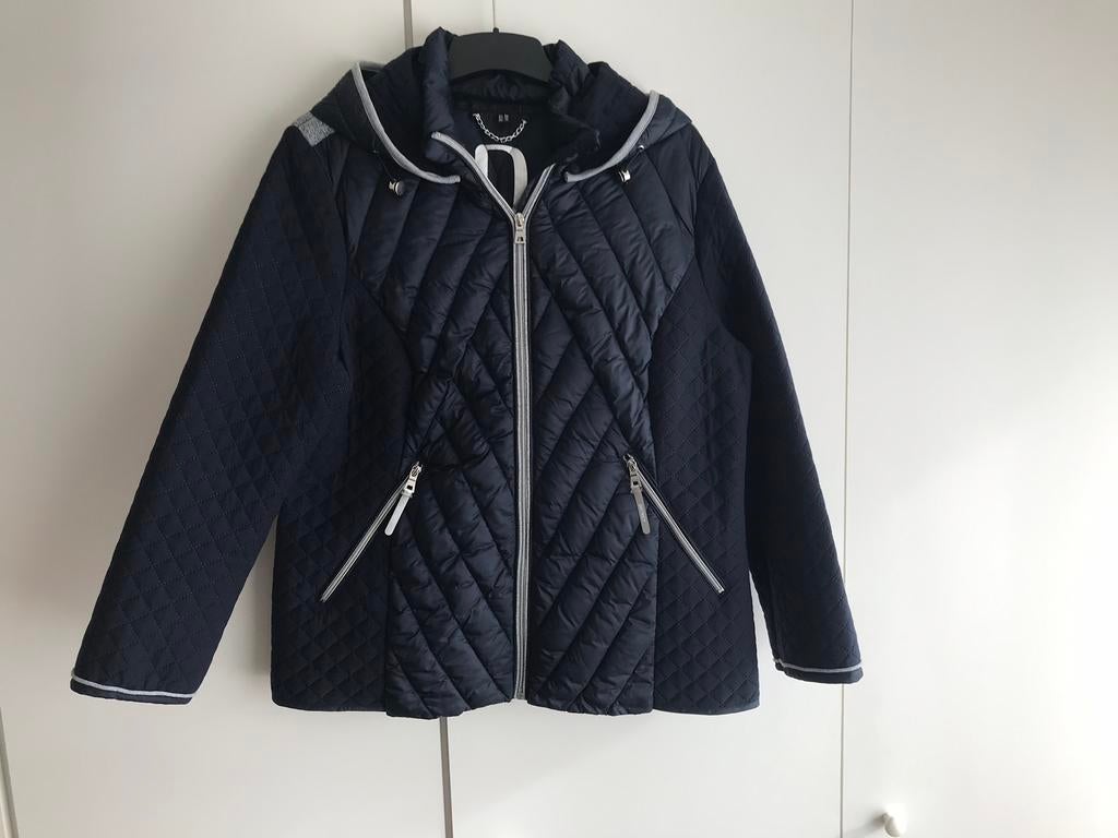 Tussenjas met capuchon niet gedragen, Ophalen of Verzenden, Nieuw, Maat 42/44 (L), Blauw