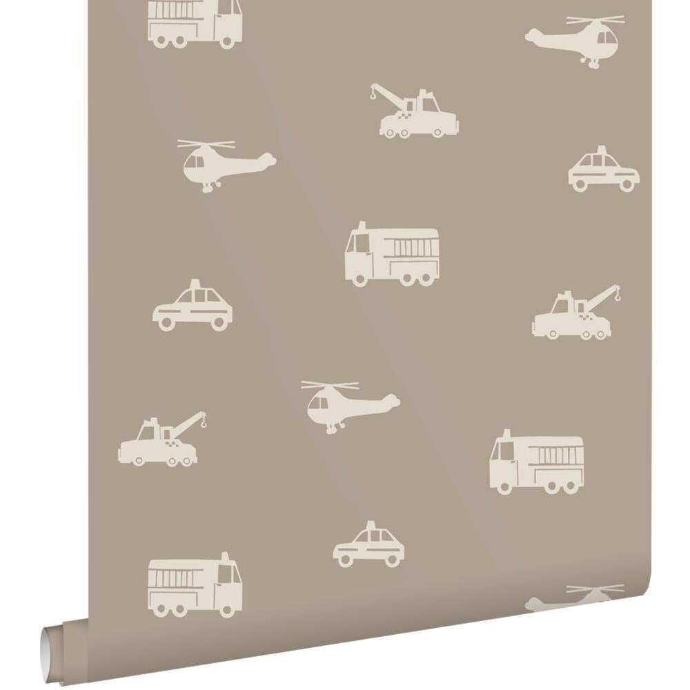 Esta behang Dino/vliegtuig/werktuigen/onderzee, Verzenden, Nieuw