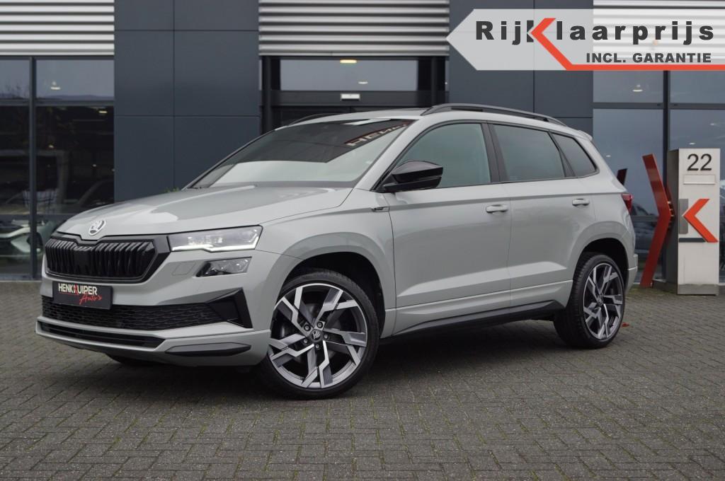 Skoda KAROQ 1.5 TSI DSG Sportline 150pk/Trekhaak wegklb./Pan, Automaat, Huisgarantie, Karoq, Bedrijf