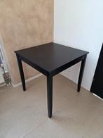 IKEA Nordviken eettafel zwart 74x74 cm (niet uitschuifbaar), Huis en Inrichting, Tafels | Eettafels, Ophalen, Gebruikt, 50 tot 100 cm