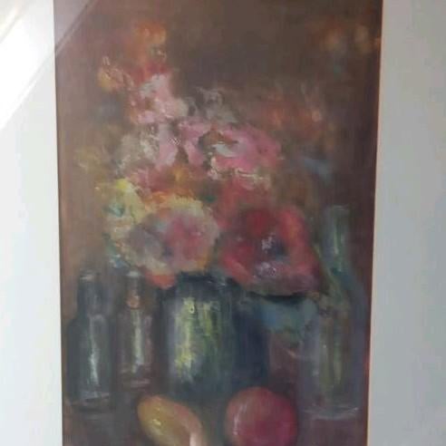 Twee Bloemstillevens - Hans Pilmeyer (Amsterdam 1934 - )., Antiek en Kunst, Ophalen of Verzenden