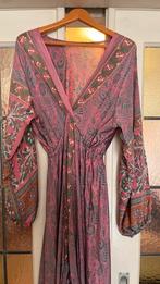 Griekse zijden jurk 38/ 40/42, Ophalen of Verzenden, Zo goed als nieuw, Onder de knie