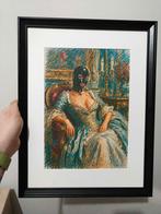 Baroque diva Vintage stijl poster met lijst - wanddecoratie, Zwart, Vintage, Papier/karton, Ophalen of Verzenden