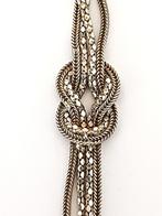 Vintage sterling zilver ketting met knoop, Sieraden, Tassen en Uiterlijk, Kettingen, Ophalen of Verzenden, Zo goed als nieuw, Zilver