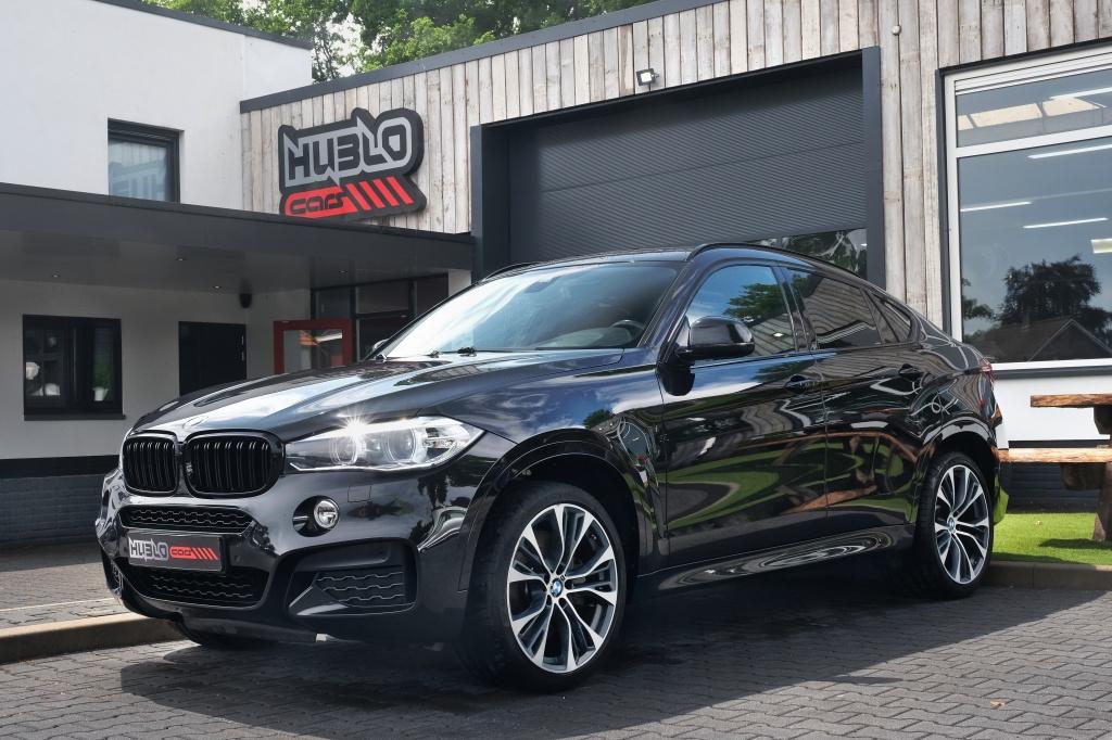 BMW X6 xDrive50i M-Sport, AC Schnitzer uitlaat! (bj 2018), Auto's, Automaat, Gebruikt, Vierwielaandrijving, 449 pk