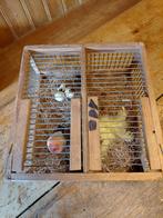 Brocante houten vogelkooitje., Ophalen of Verzenden