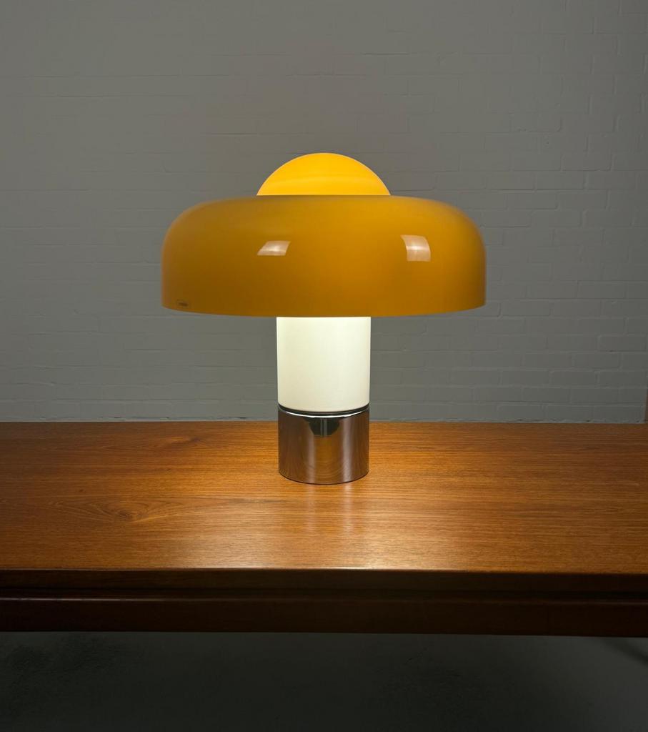 Gezocht: Vintage lampen Guzzini / Space Age / jaren 60-80), Huis en Inrichting, Lampen | Tafellampen, Ophalen of Verzenden, Minder dan 50 cm