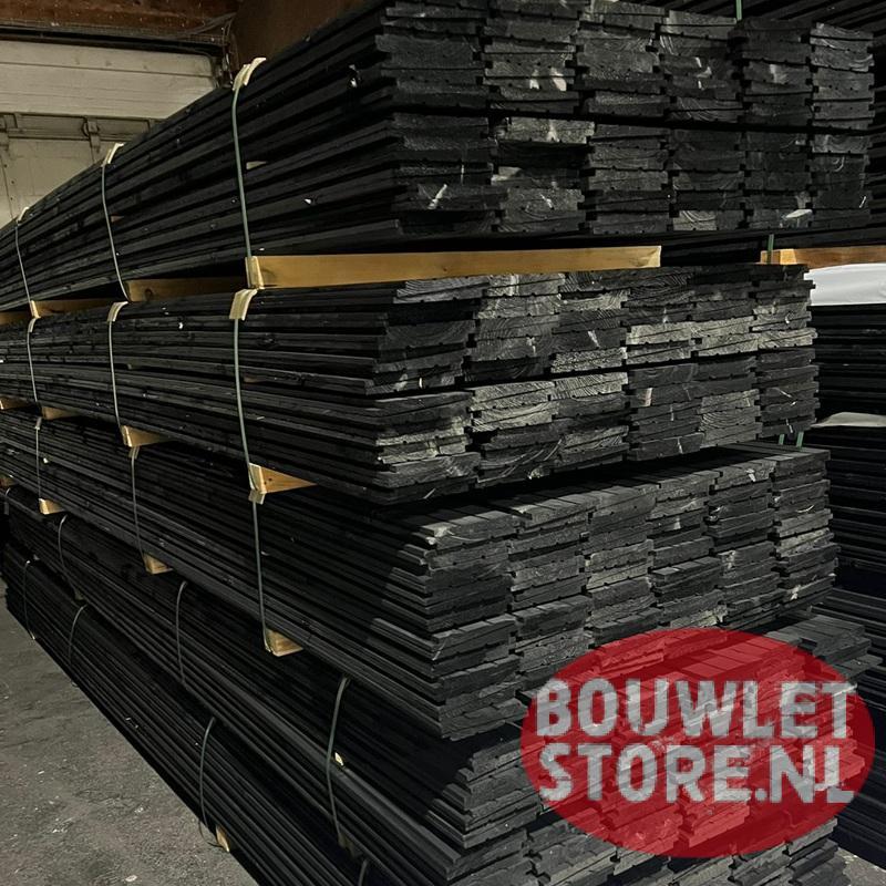 Vuren Zweeds rabat planken rabatdelen zwart gedompeld 165 mm, Geïmpregneerd, Minder dan 25 mm, Nieuw, Ophalen of Verzenden