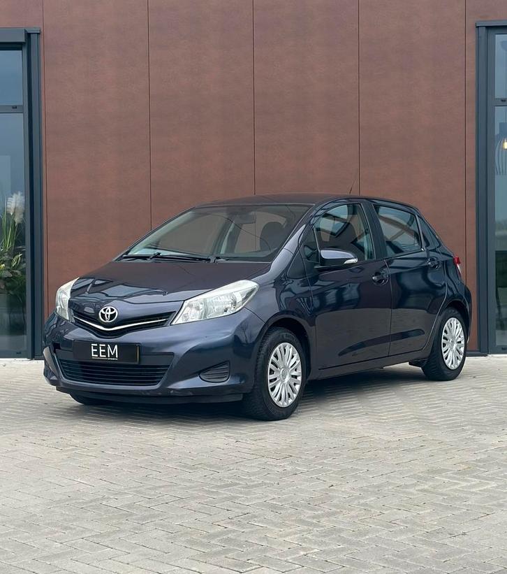 Toyota Yaris 1.0 12V Vvt-i 5DR 2012 Blauw - LAGE KM - NAP, Auto's, Toyota, Bedrijf, Yaris, ABS, Achteruitrijcamera, Airbags, Airconditioning