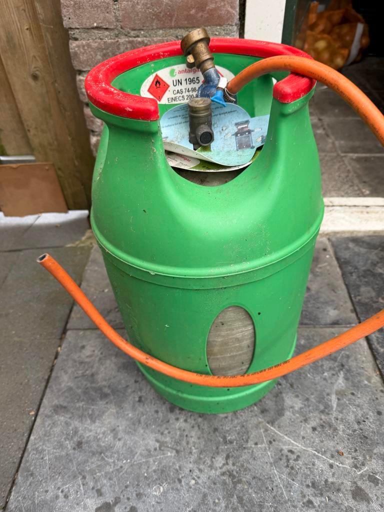 Gasfles voor camper of caravan, Caravans en Kamperen, Ophalen of Verzenden, Gebruikt