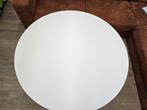 Ronde witte eettafel, 125 cm of meer, Rond, Zo goed als nieuw, Info@homefriesland.nl
