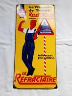 orgineel 50 jaren emaille bord bordje werkkleding, Antiek en Kunst, Antiek | Emaille, Ophalen of Verzenden