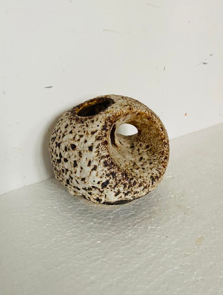 Van Woerden keramiek vaasjes (2) jaren 70, Ophalen of Verzenden, Huis en Inrichting