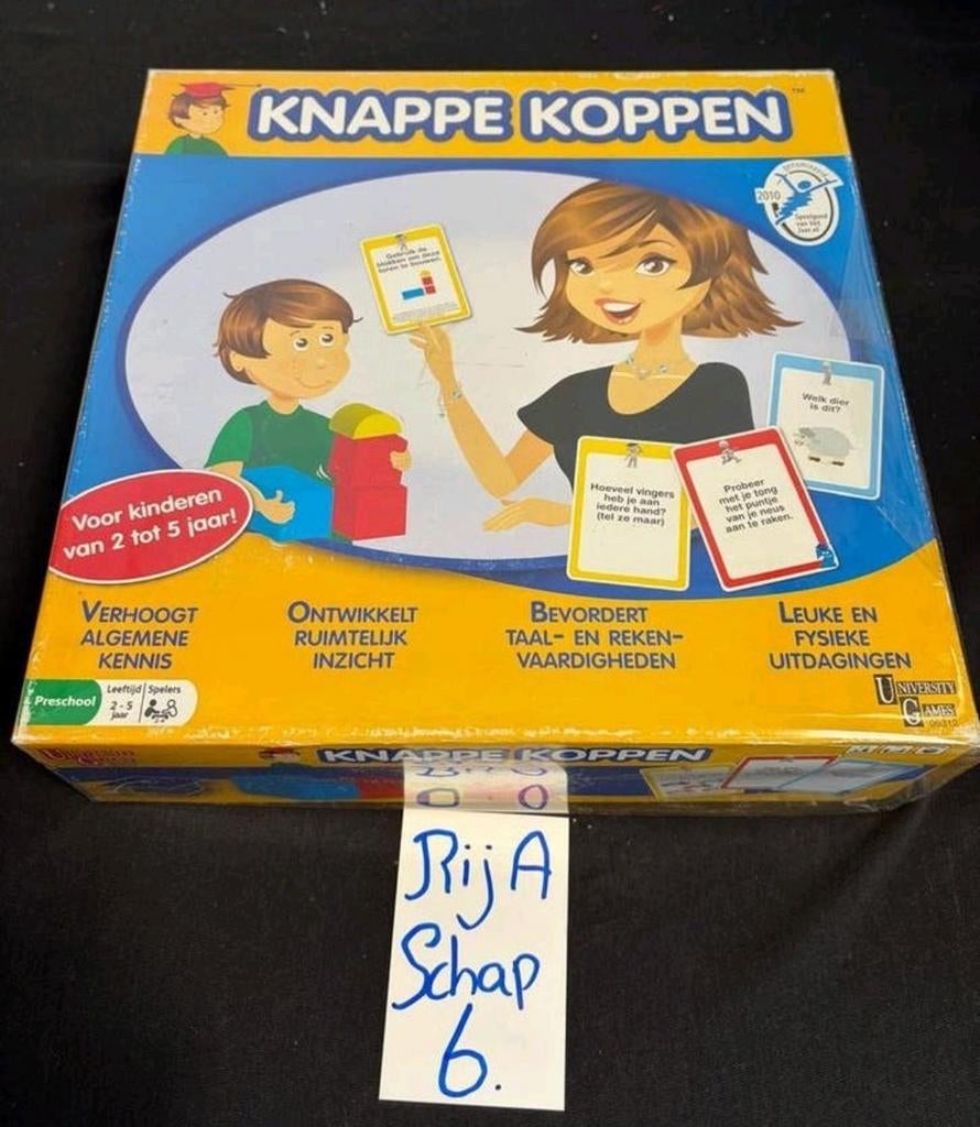 Knappe Koppen Bordspel - Educatief voor 2-5 jaar, Taal en Lezen, Ophalen of Verzenden, Zo goed als nieuw, Info@universitygames.nl