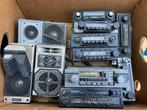 Doos vol auto radio’s en speakers, Gebruikt, G, G, G