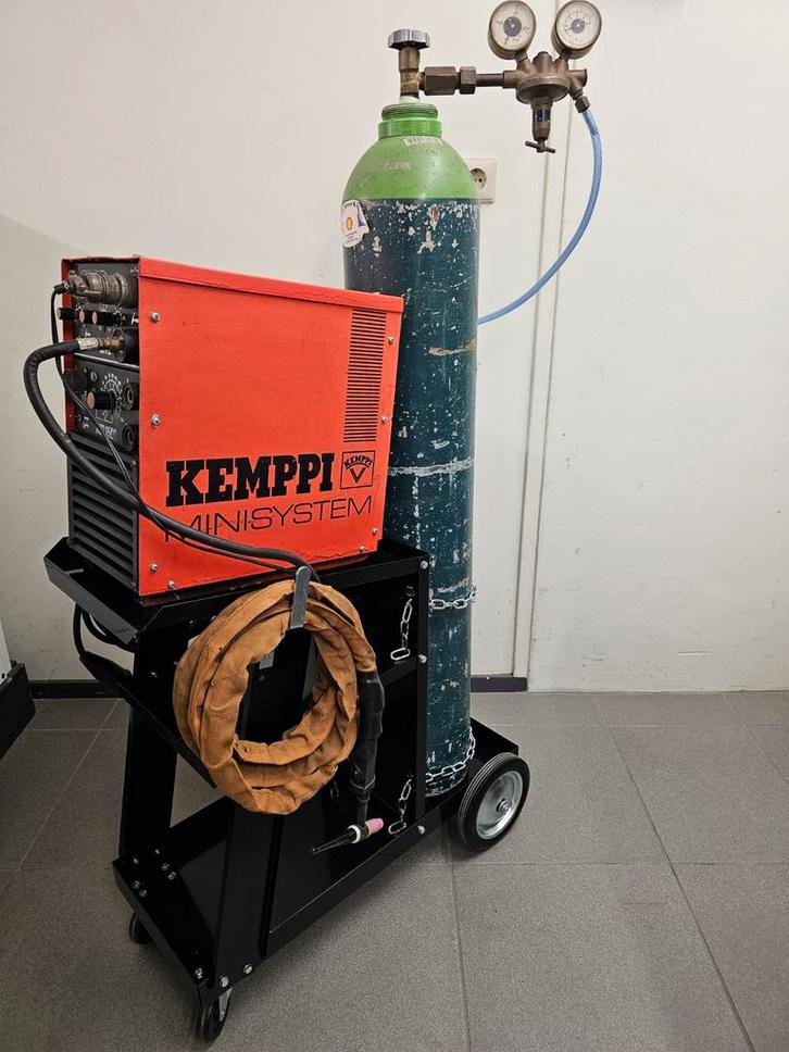 Kemppi MP1500 lasapparaat TIG - compleet getest 230V, Doe-het-zelf en Verbouw, Gereedschap | Lasapparaten, Gebruikt, Tig, 150 tot 250 ampère
