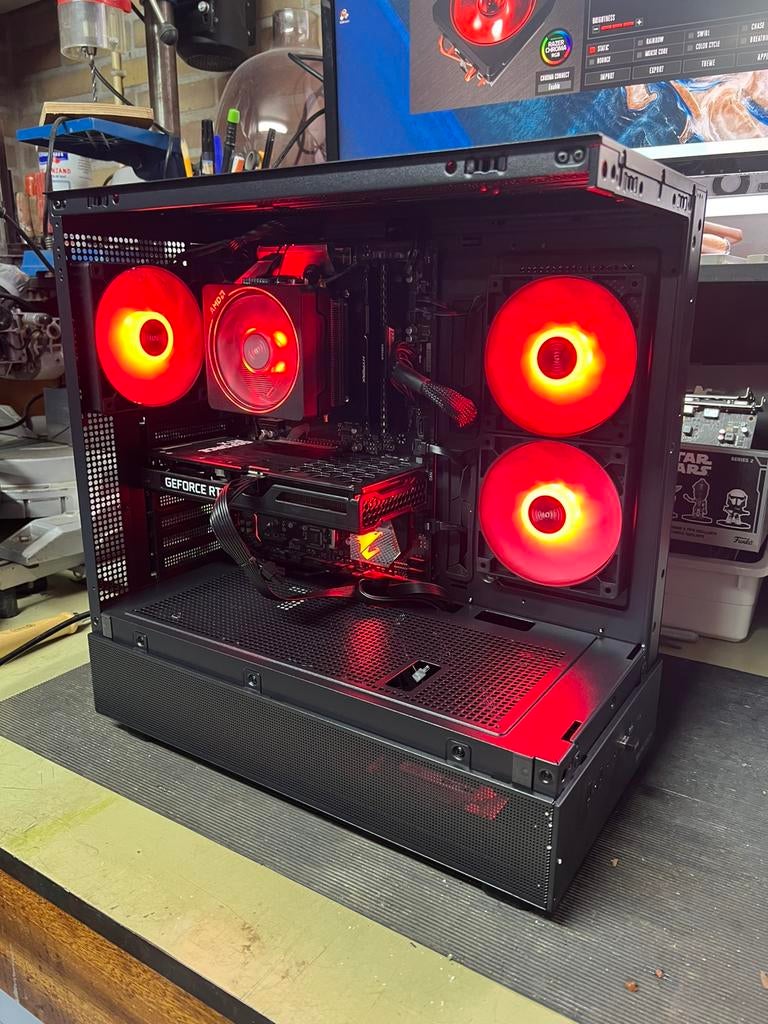 Game pc 🔥 ( 200+ fps fortnite ), Computers en Software, Desktop Pc's, Zo goed als nieuw, 3 tot 4 Ghz, HDD, SSD, 16 GB, Met videokaart