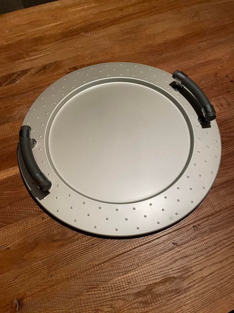 Alessi MGVASS dienblad, Huis en Inrichting, Ophalen of Verzenden, Gebruikt, Rond, Metaal