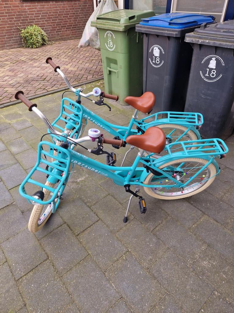 20 inch meisjesfiets van supersuper 2x, Ophalen, 20 inch, Supersuper, Handrem