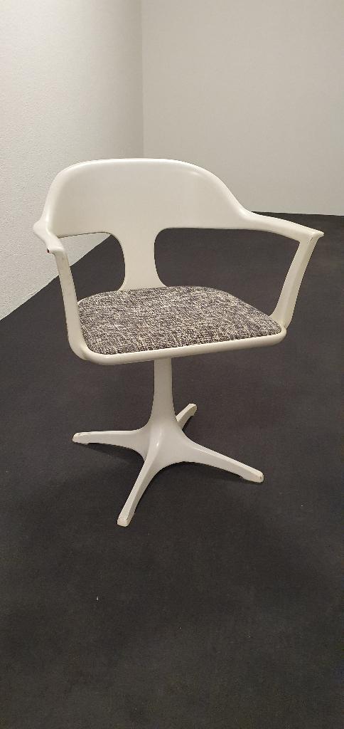 Space age Eettafel en Stoelen van Interlübke, Huis en Inrichting, Ophalen, Gebruikt, Rond, Space Age, 60er jaren