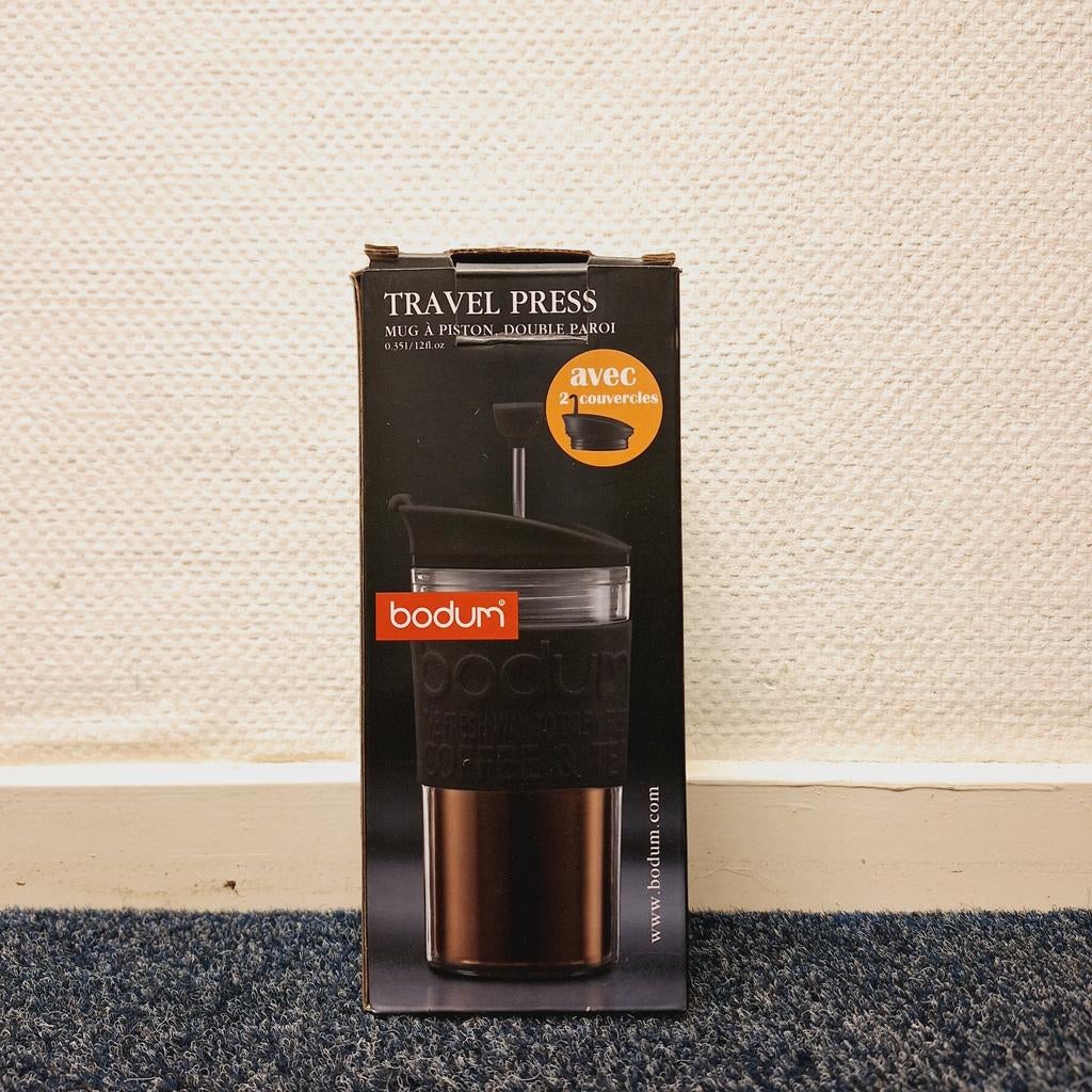 Nieuw: Bodum Travel Press | Koffiebeker met Pers | 0.35 L, ., Nieuw, Ophalen of Verzenden, .