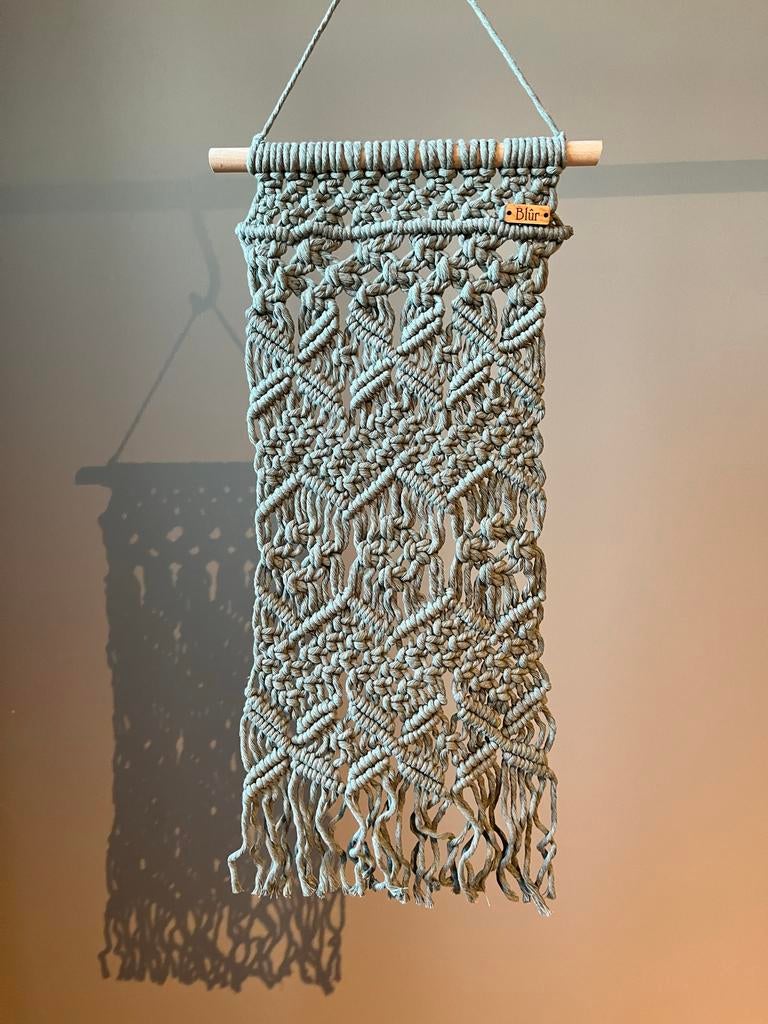 Bohemian linnen macramé wandkleed Large | Macrame wandkleden