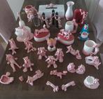 Vintage Pink panther keramiek 80er jaren beeldjes, Verzamelen, Beelden en Beeldjes, Ophalen