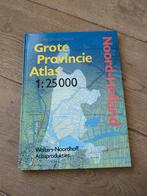 Grote Provincie Atlas Noord-Holland 1:25000, Boeken, Overige atlassen, 1800 tot 2000, Nederland, Wolters-Noordhoff Atlasprodukties