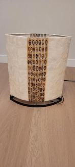 Balinese (Ibiza) staande tafellamp met bamboe en schelpen., Overige materialen, Ophalen of Verzenden, Zo goed als nieuw, Boho chique / Balinees