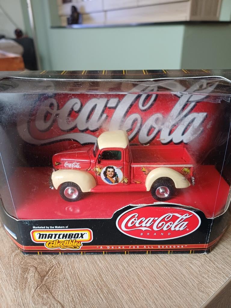 Matchbox Coca-Cola Ford Pickup 1940 - Collectors Item, Overige merken, Gebruikt, 1:50 of kleiner, Ophalen of Verzenden