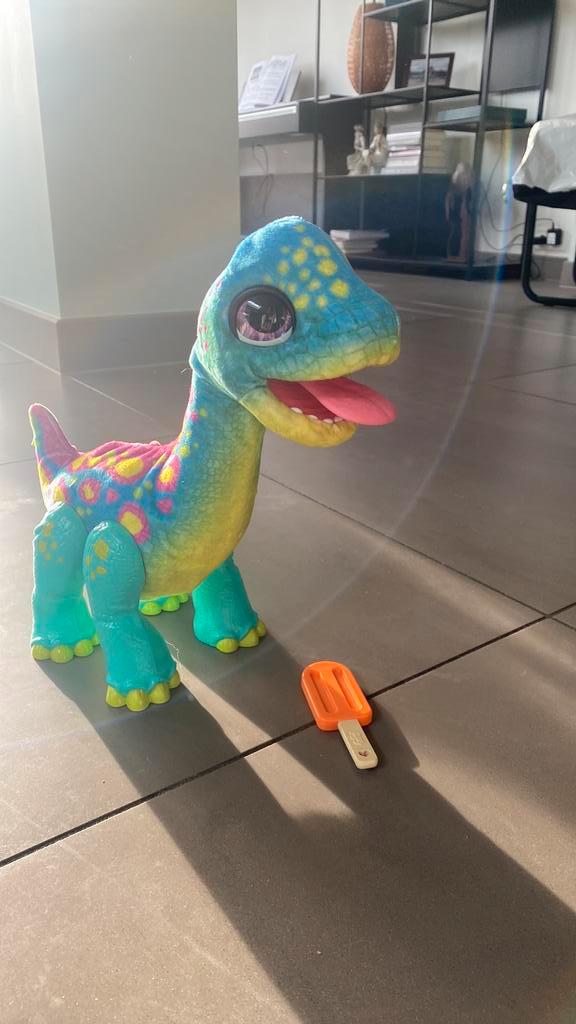 Dinosaurus robot for real (brontosaurus), Kinderen en Baby's, Speelgoed | Actiefiguren, Zo goed als nieuw, Ophalen of Verzenden