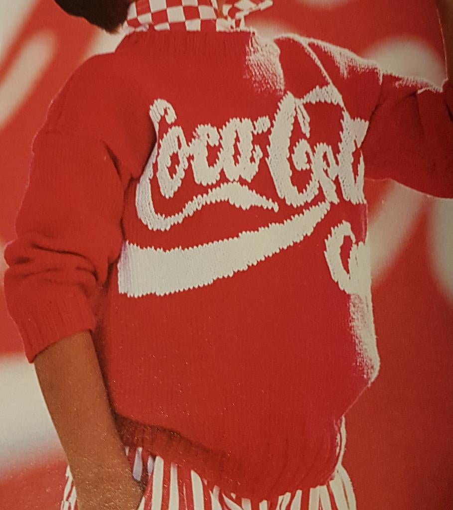 Coca Cola trui breipatroon, Ophalen of Verzenden, Zo goed als nieuw, Breien, Patroon of Boek