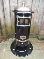 potkachel kacheltje kachel met emaille onderplaat INGST, Huis en Inrichting, Kachels, Ophalen, Gebruikt, Houtkachel, Vrijstaand