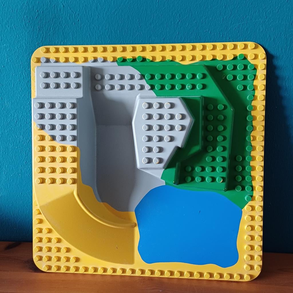 Duplo lego Plaat grondplaat landschap, Ophalen of Verzenden, Gebruikt, Duplo