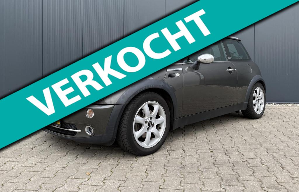 Mini Mini 1.6 Cooper Chili Panorama Dak Cruise APK, Auto's, Voorwielaandrijving, Gebruikt, Zwart, 4 cilinders