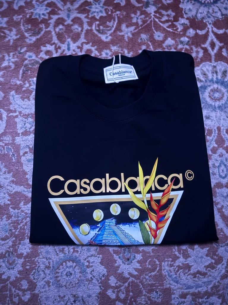 Casablanca T-shirt met print - Nieuw met kaartjes, Kleding | Heren, T-shirts, Ophalen of Verzenden, Nieuw, Maat 56/58 (XL), Zwart