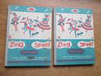 ZING EN SPEEL ME MAAR DEEL 1 + 2 - OUDE KINDERLIEDJES, Muziek en Instrumenten, Bladmuziek, Zang, Gebruikt, Ophalen of Verzenden