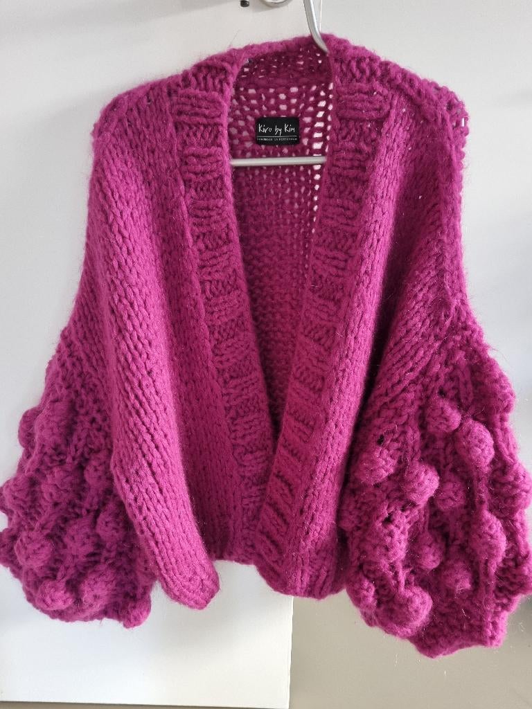 Prachtig zacht wollen vest van Kiro by Kim one size, Maat 38/40 (M), Nieuw, Ophalen of Verzenden, Roze