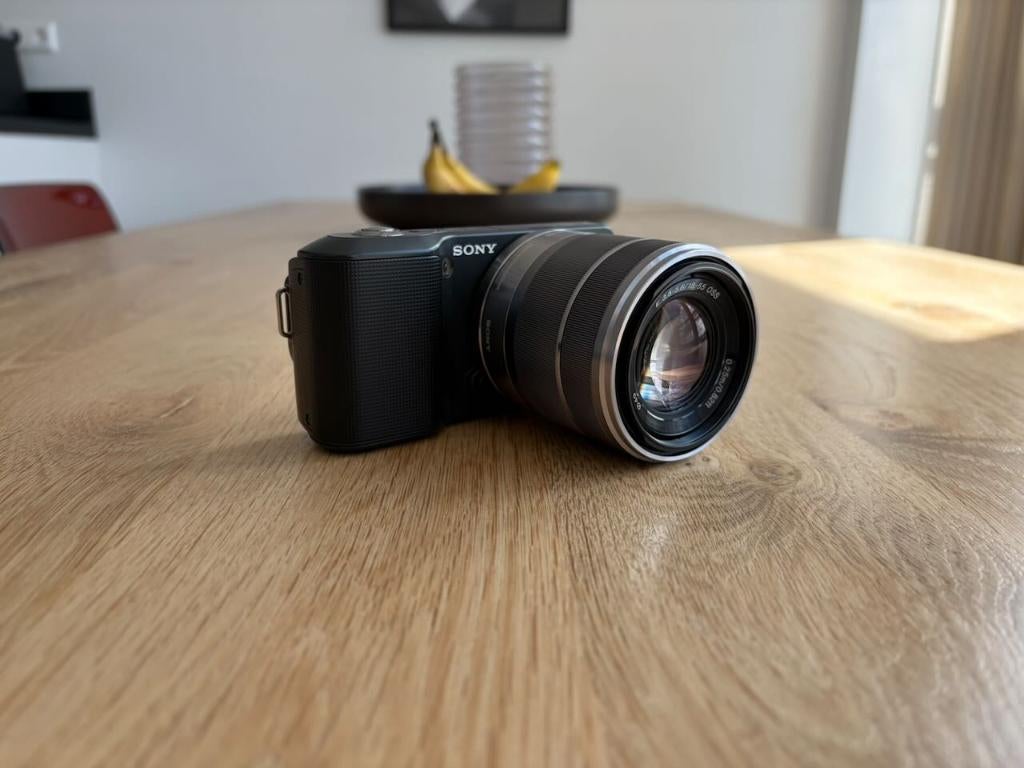 Sony NEX-3 camera met 18-55mm lens, 14 Megapixel, Compact, Ophalen of Verzenden, Zo goed als nieuw