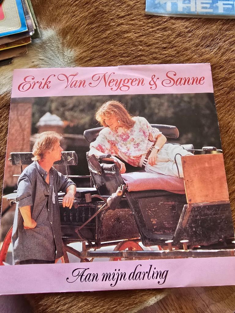 erik van neygen & sanne aan mijn darling / mijn stad, Cd's en Dvd's, Vinyl | Nederlandstalig, Verzenden, Gebruikt, 7 inch, Levenslied of Smartlap