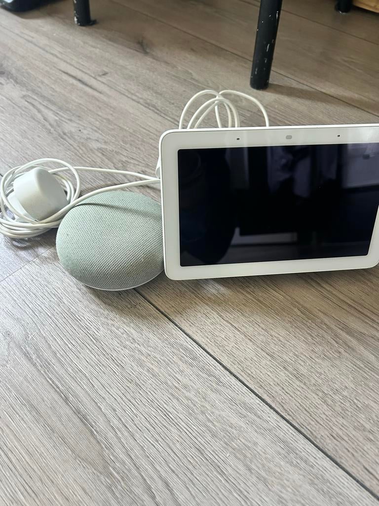 Google Nest Hub en Nest Mini set, Overige merken, Overige typen, Ophalen of Verzenden, Zo goed als nieuw