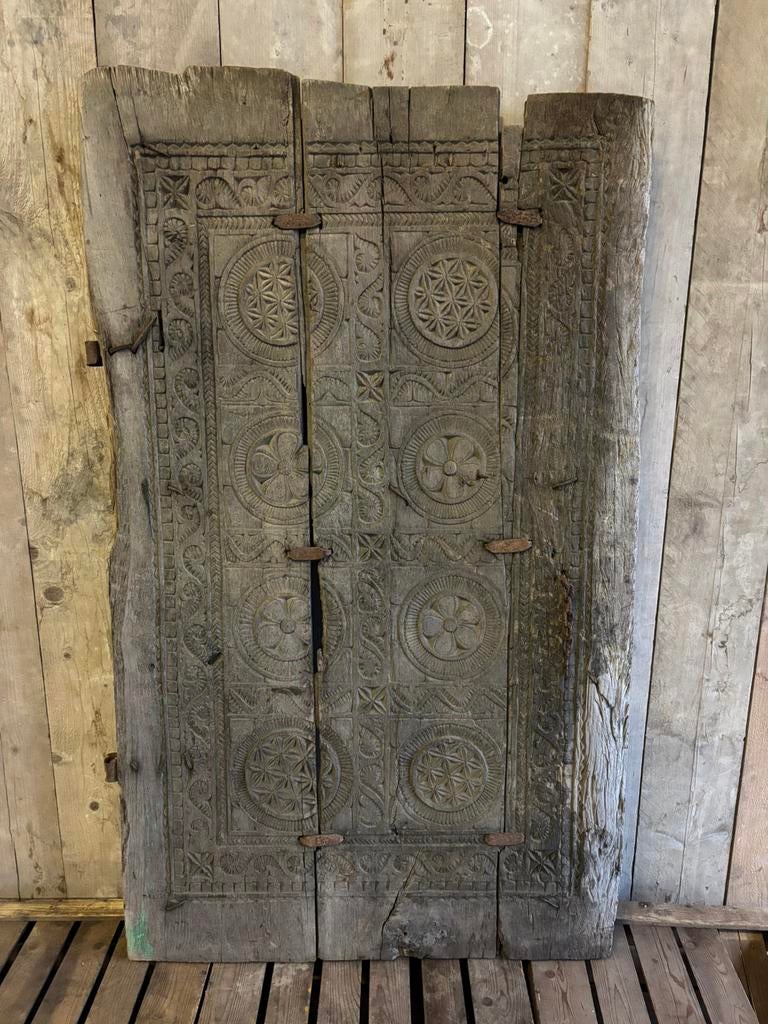 Mooi oud houten paneel met prachtig houtsnijwerk!, Huis en Inrichting, Ophalen, ., Nieuw, .