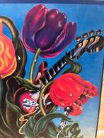 Poster Kralingse popfestival 1970, Met lijst, Ophalen of Verzenden, A1 t/m A3, Muziek