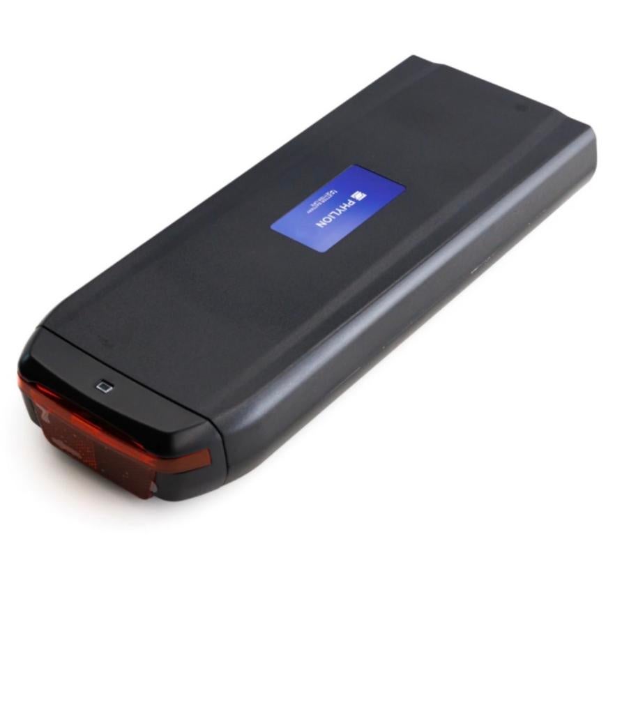 Phylion fietsaccu - lamp los, frame afgebroken, geen sleutel, Ophalen, Gebruikt