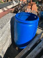 Kunststof blauwe regen-/voederton, Tuin en Terras, Regentonnen, 150 liter of meer, Ophalen