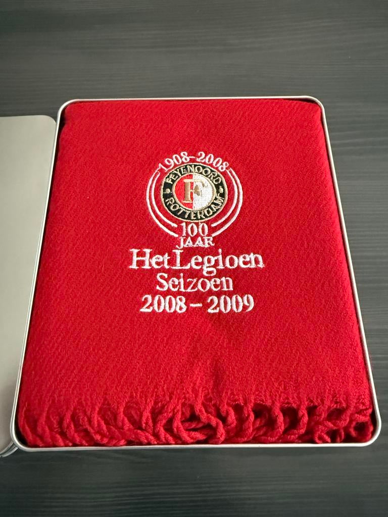 Feyenoord Sjaal 100 Jaar Het Legioen Seizoen 2008-2009, Verzamelen, Ophalen of Verzenden, Nieuw, Feyenoord, Vaantje of Sjaal